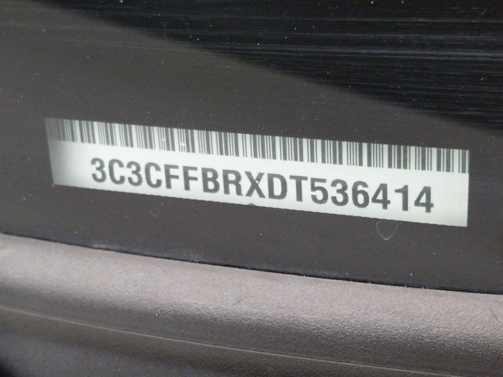 2013 FIAT 500 - VIN Plate