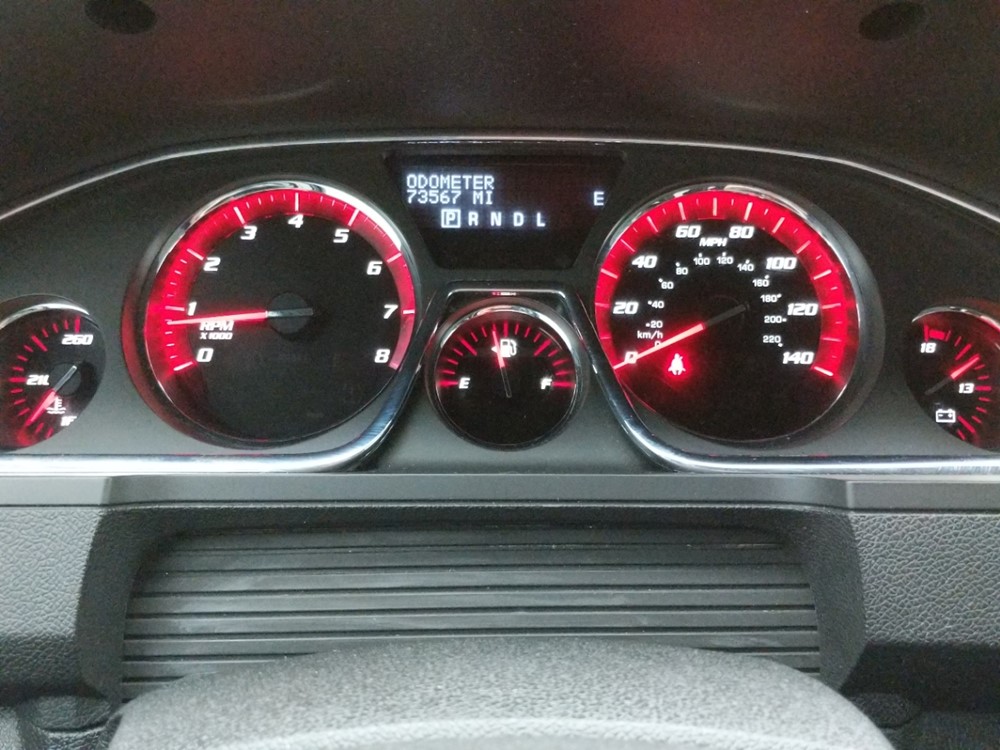 2013 GMC Acadia - Odometer Close Up