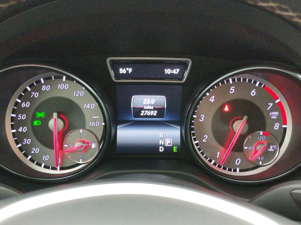 2015 Mercedes-Benz GLA250 - Odometer Close Up