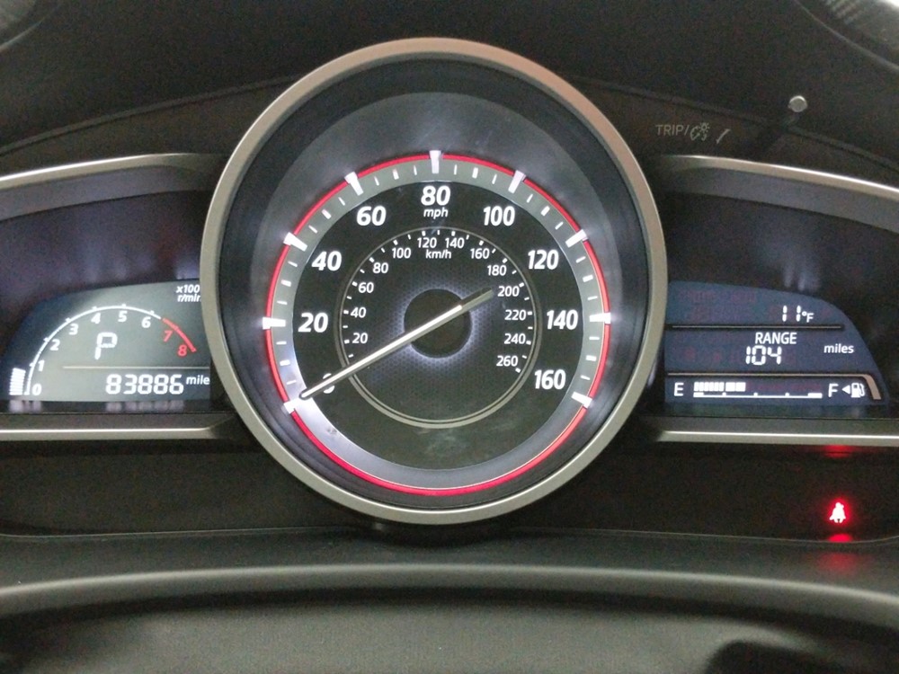 2014 Mazda Mazda3 - Odometer Close Up
