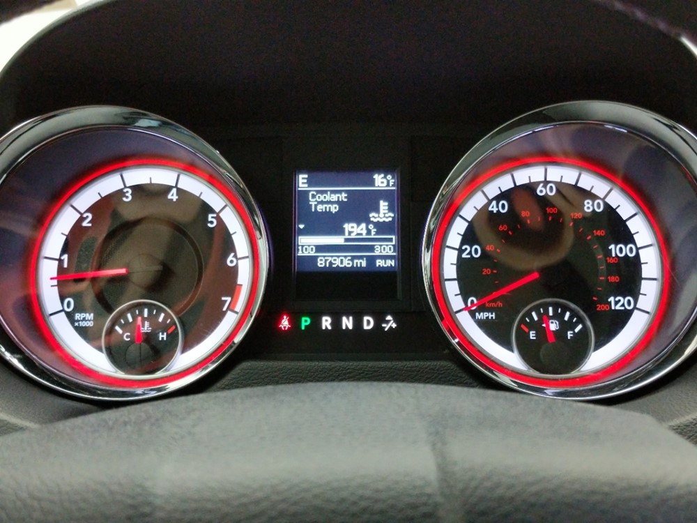 2012 Dodge Grand Caravan - Odometer Close Up