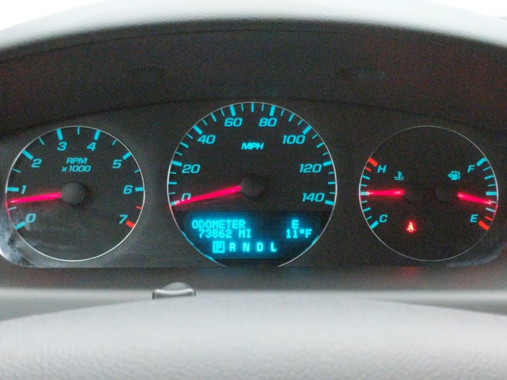 2014 Chevrolet Impala - Odometer Close Up