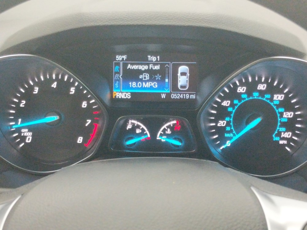2016 Ford Escape - Odometer Close Up