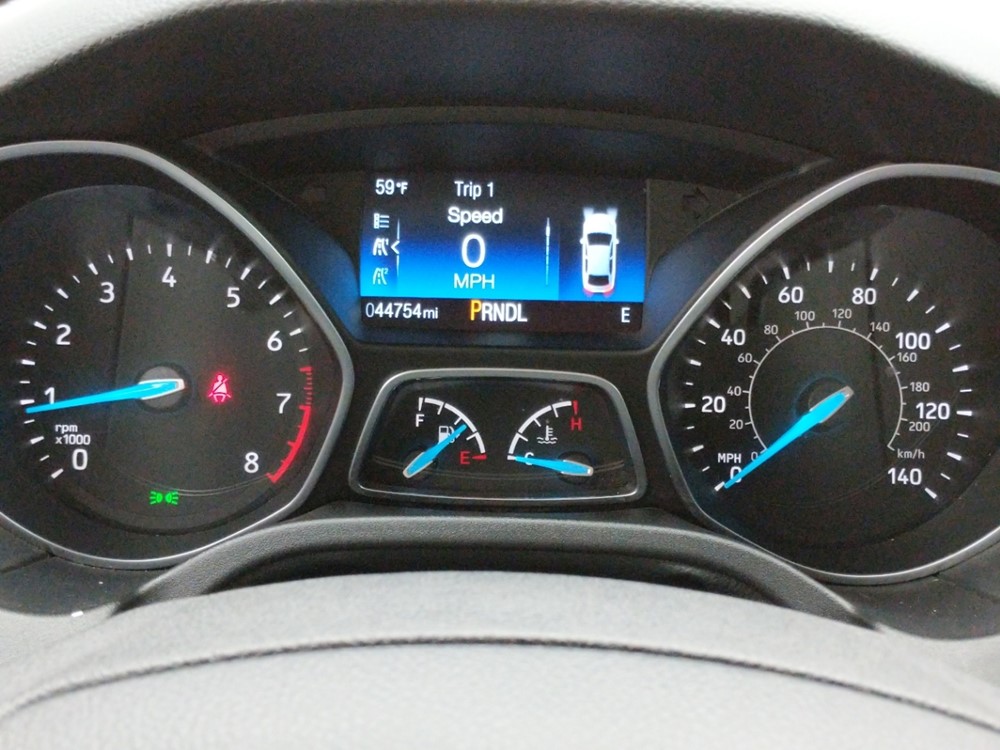 2017 Ford Focus - Odometer Close Up