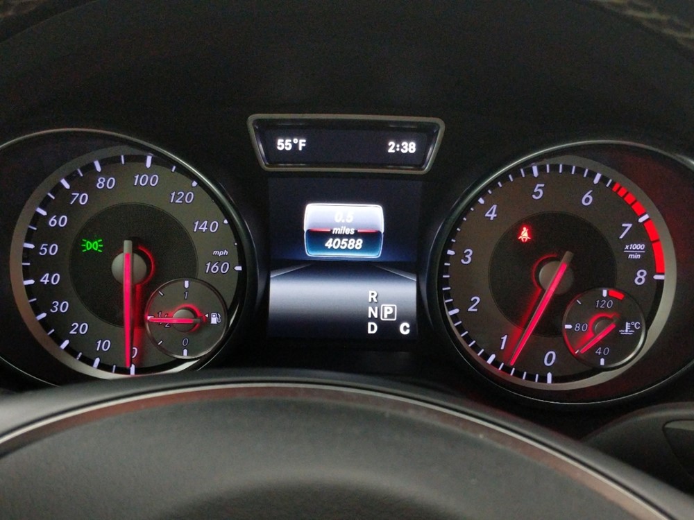 2016 Mercedes-Benz CLA250 - Odometer Close Up