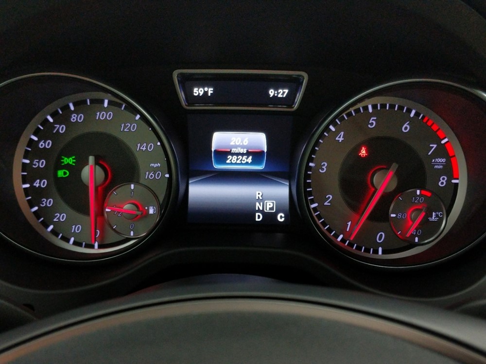 2016 Mercedes-Benz CLA250 - Odometer Close Up