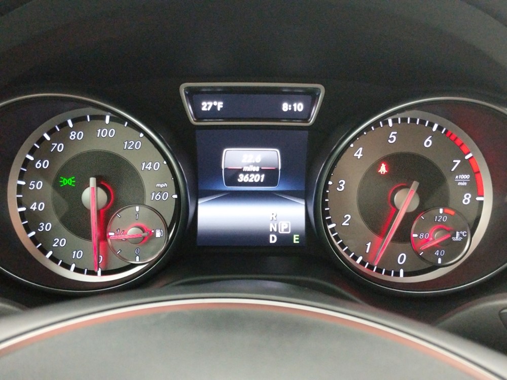 2015 Mercedes-Benz CLA250 - Odometer Close Up