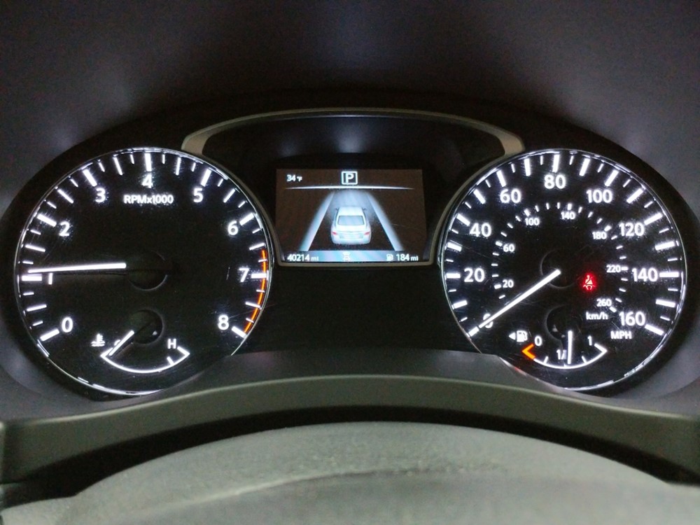 2018 Nissan Altima - Odometer Close Up