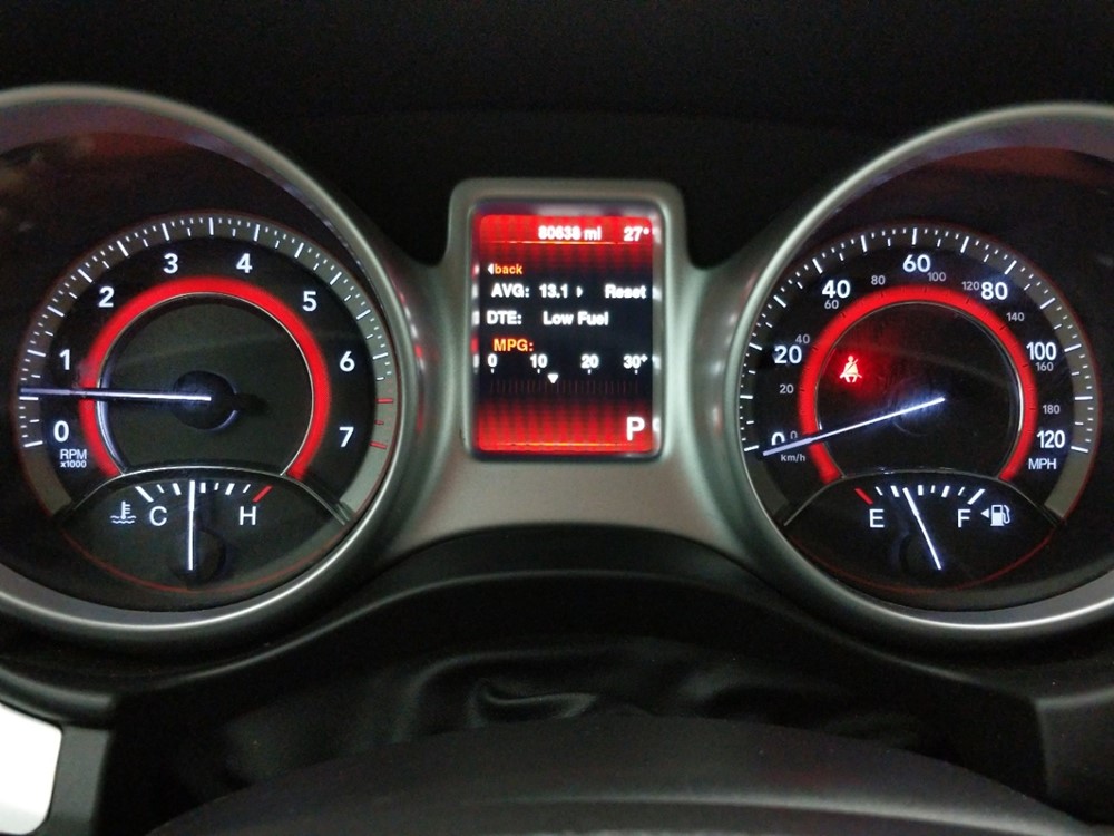 2015 Dodge Journey - Odometer Close Up