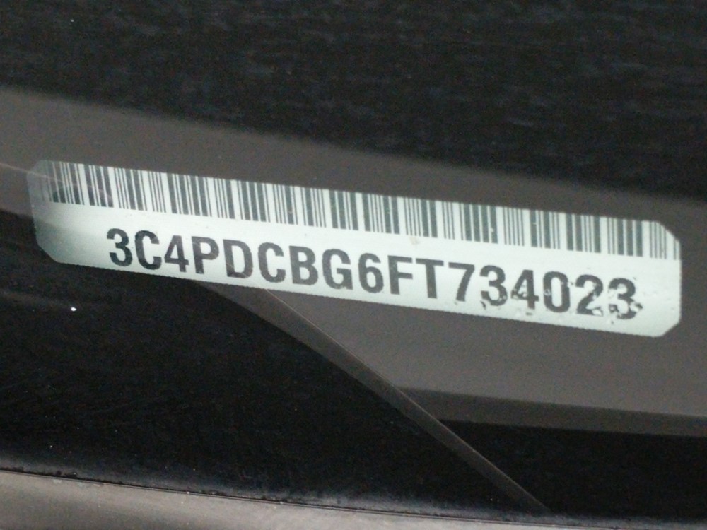 2015 Dodge Journey - VIN Plate
