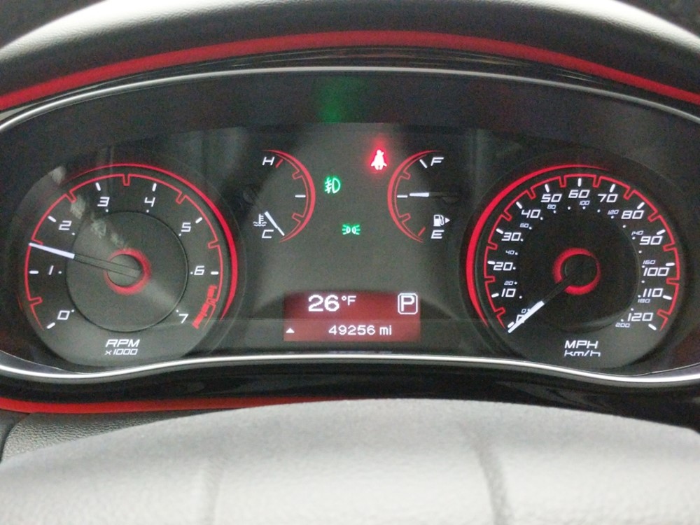 2015 Dodge Dart - Odometer Close Up