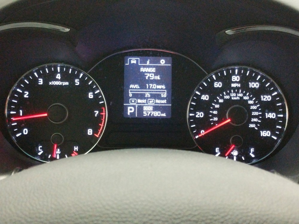 2015 Kia Forte - Odometer Close Up