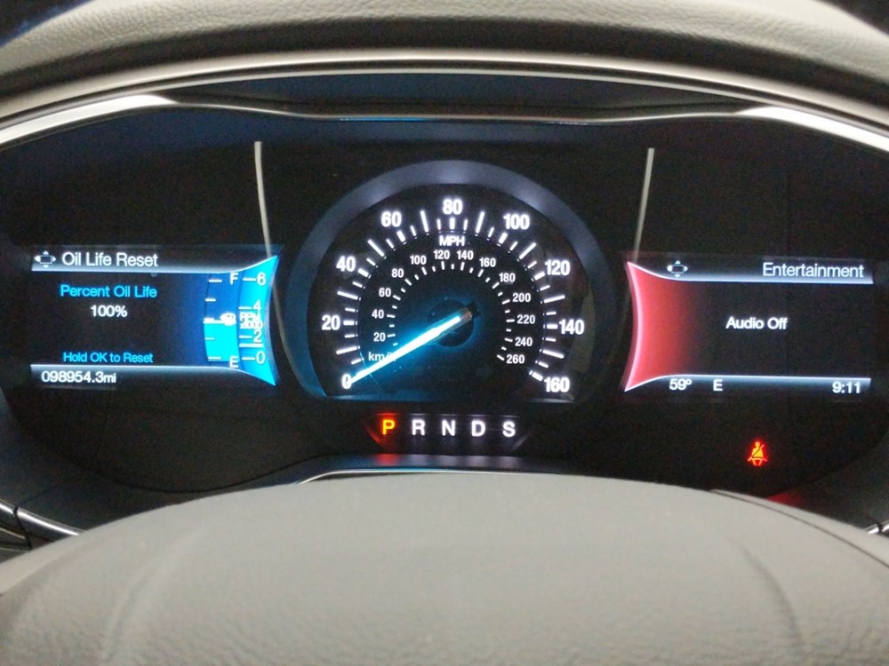 2017 Ford Fusion - Odometer Close Up