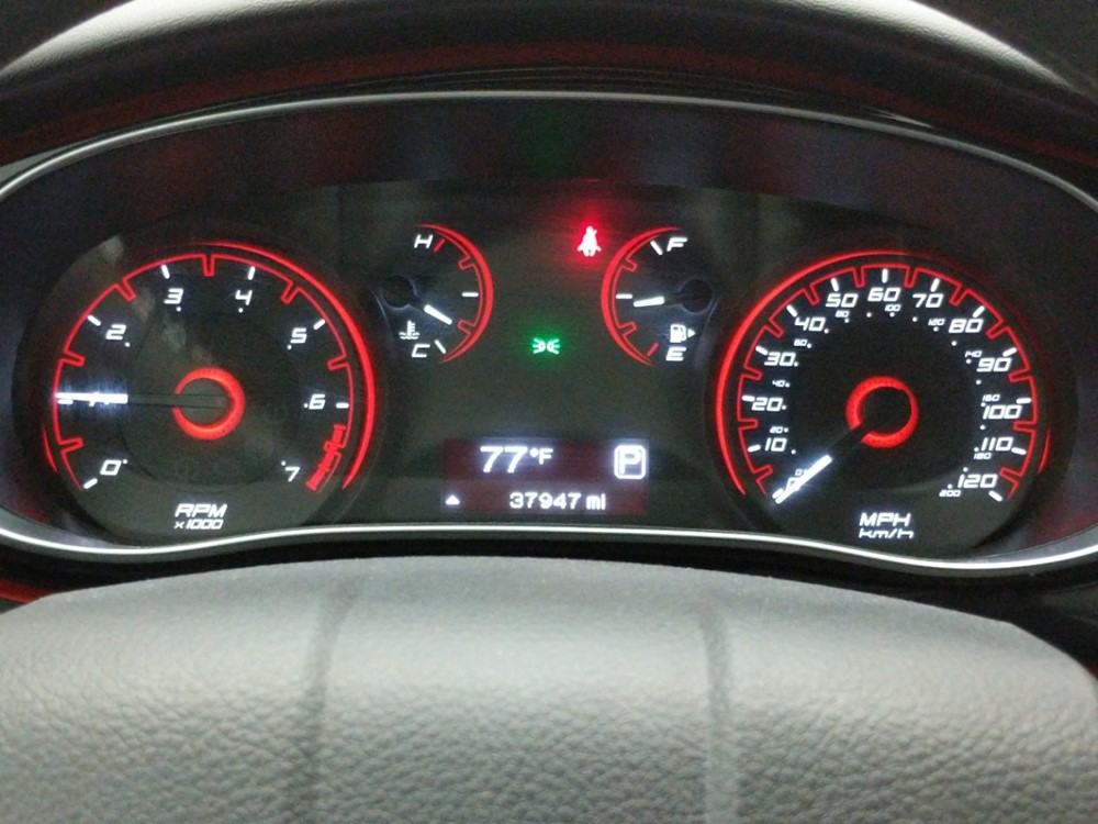 2016 Dodge Dart - Odometer Close Up