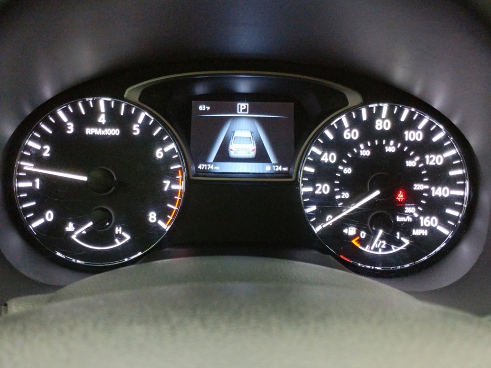 2017 Nissan Altima - Odometer Close Up