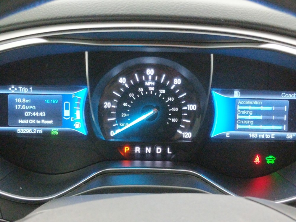 2016 Ford Fusion - Odometer Close Up