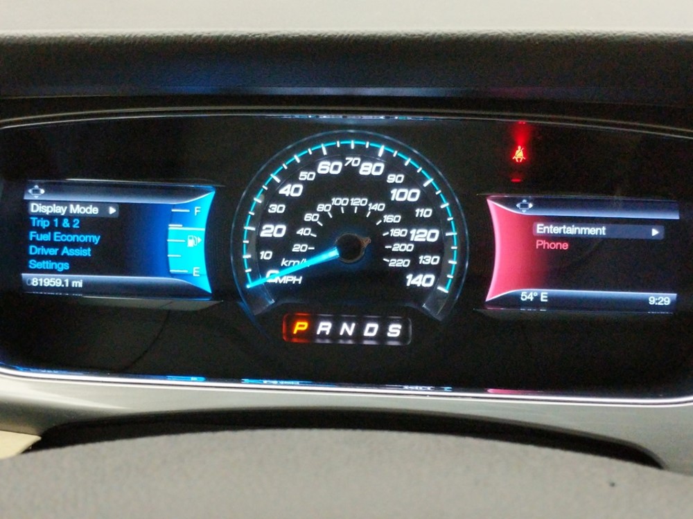 2014 Ford Taurus - Odometer Close Up