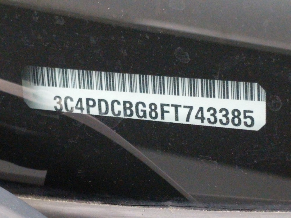 2015 Dodge Journey - VIN Plate