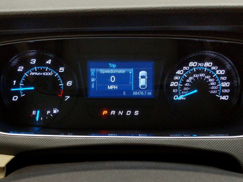 2017 Ford Taurus - Odometer Close Up