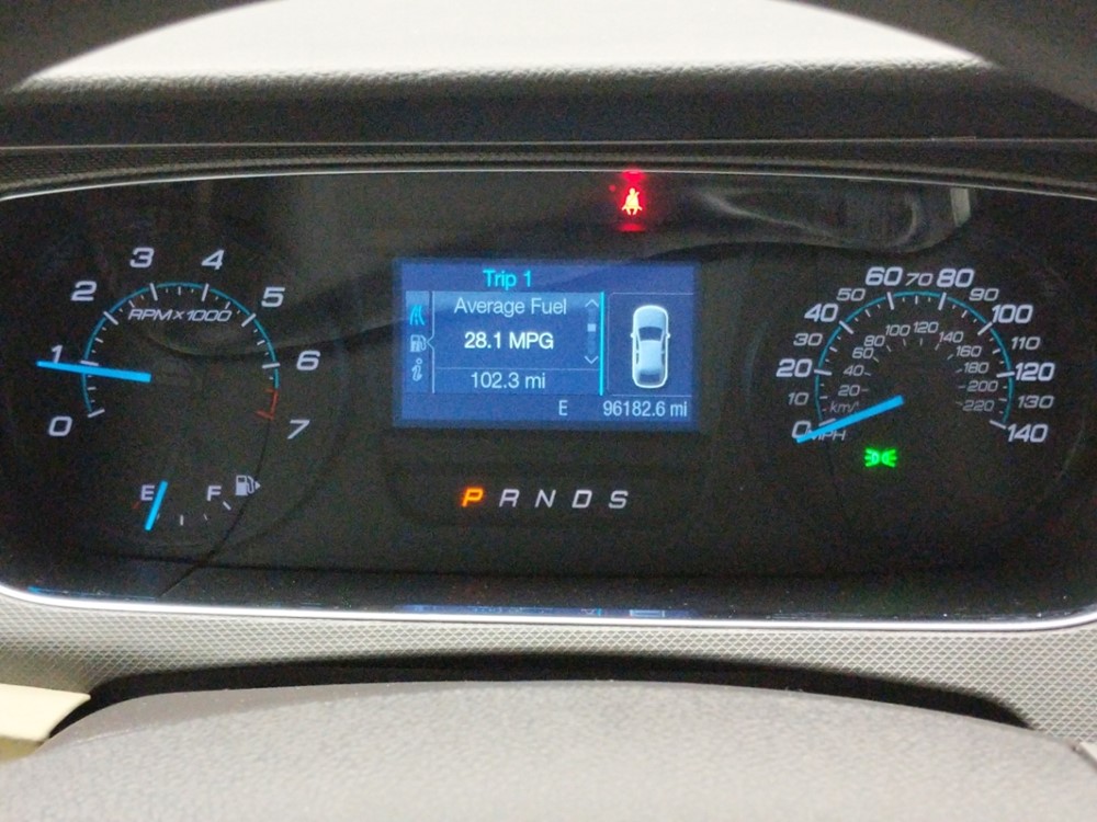 2015 Ford Taurus - Odometer Close Up