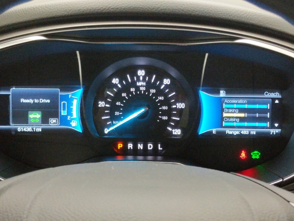 2017 Ford Fusion - Odometer Close Up