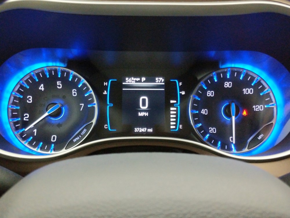 2017 Chrysler Pacifica - Odometer Close Up