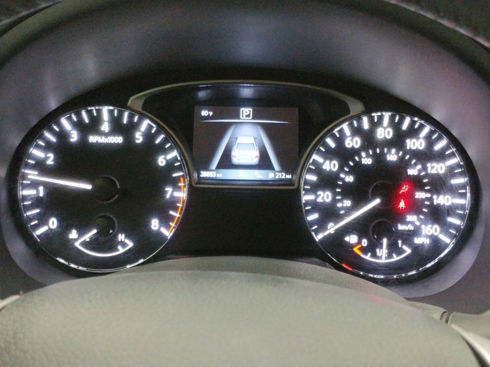 2018 Nissan Altima - Odometer Close Up