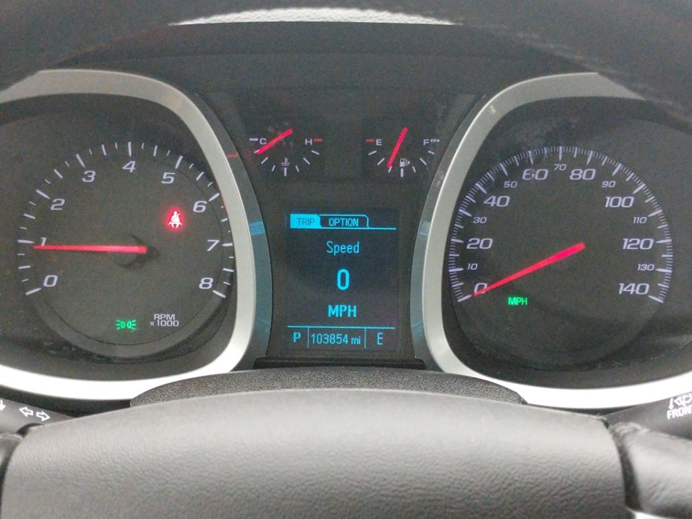 2017 Chevrolet Equinox - Odometer Close Up