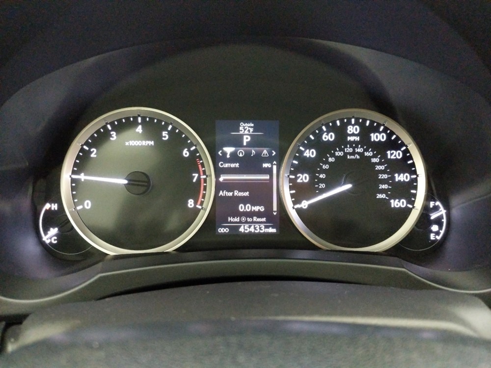 2014 Lexus IS 250 - Odometer Close Up
