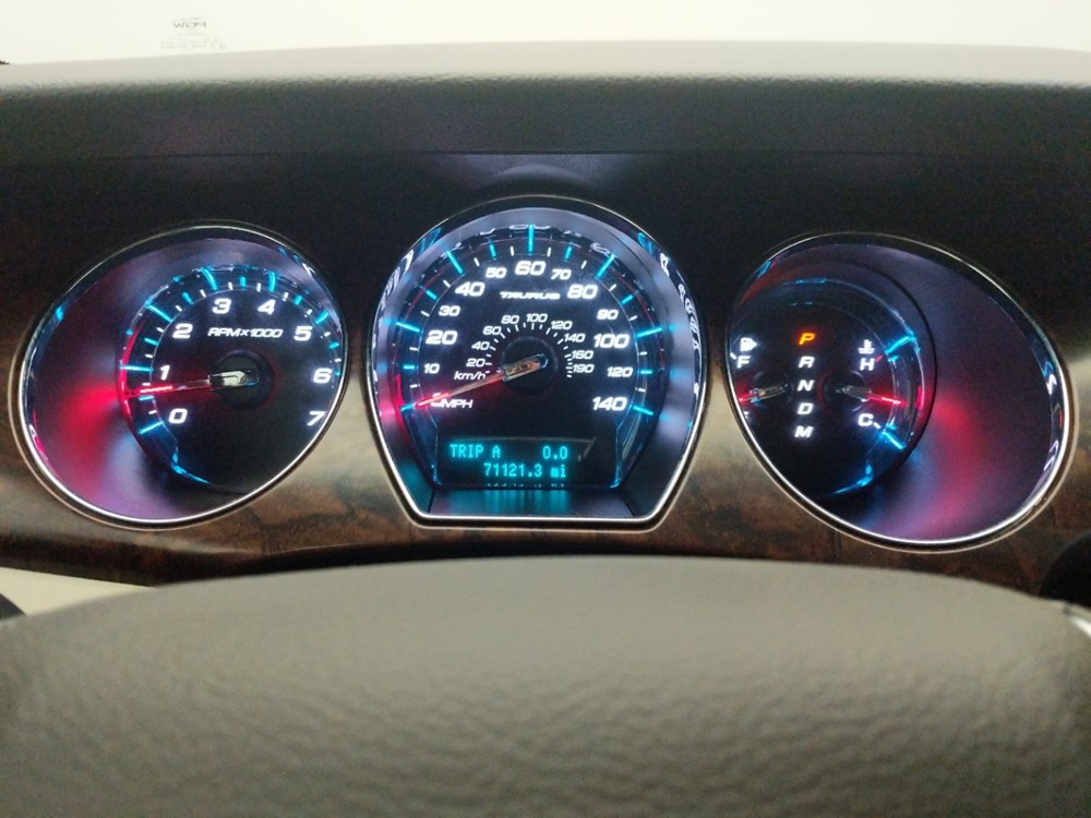 2012 Ford Taurus - Odometer Close Up