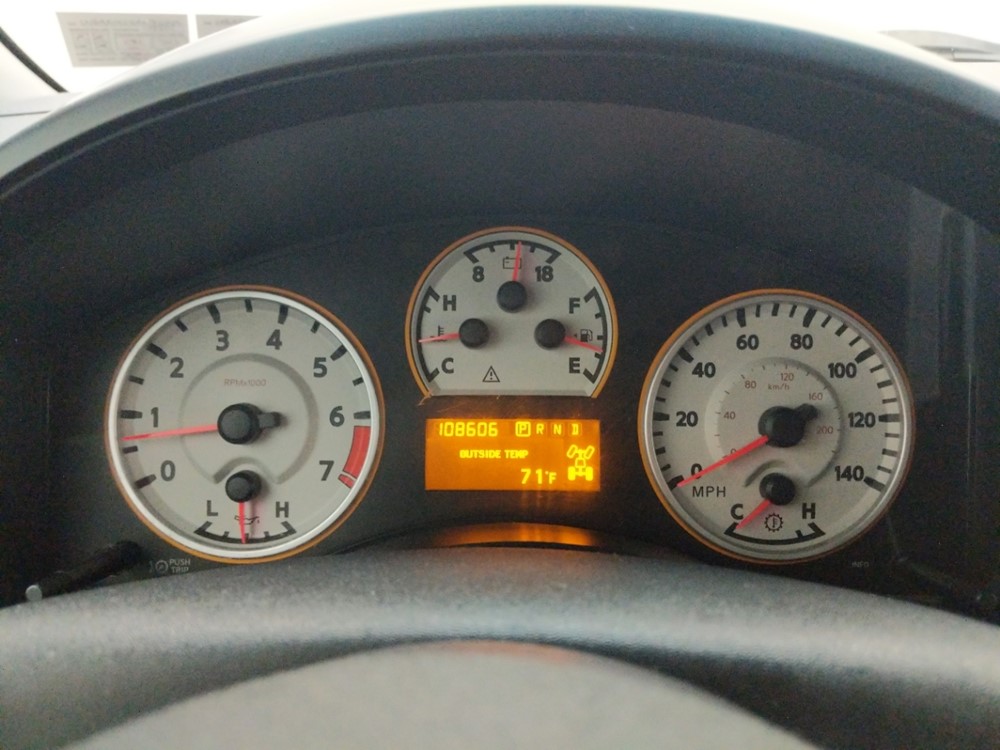 2010 Nissan Titan - Odometer Close Up