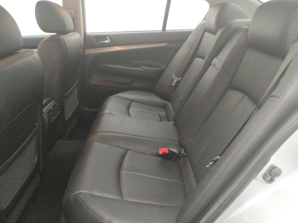 2010 INFINITI G37 - Driver Rear Seat