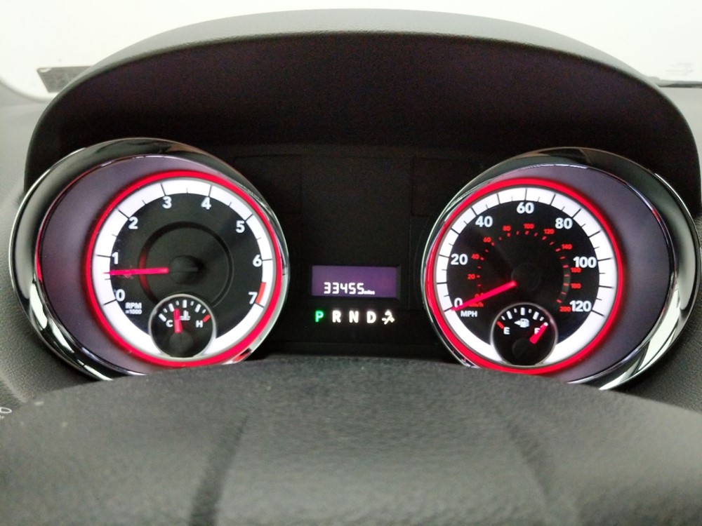 2018 Dodge Grand Caravan - Odometer Close Up