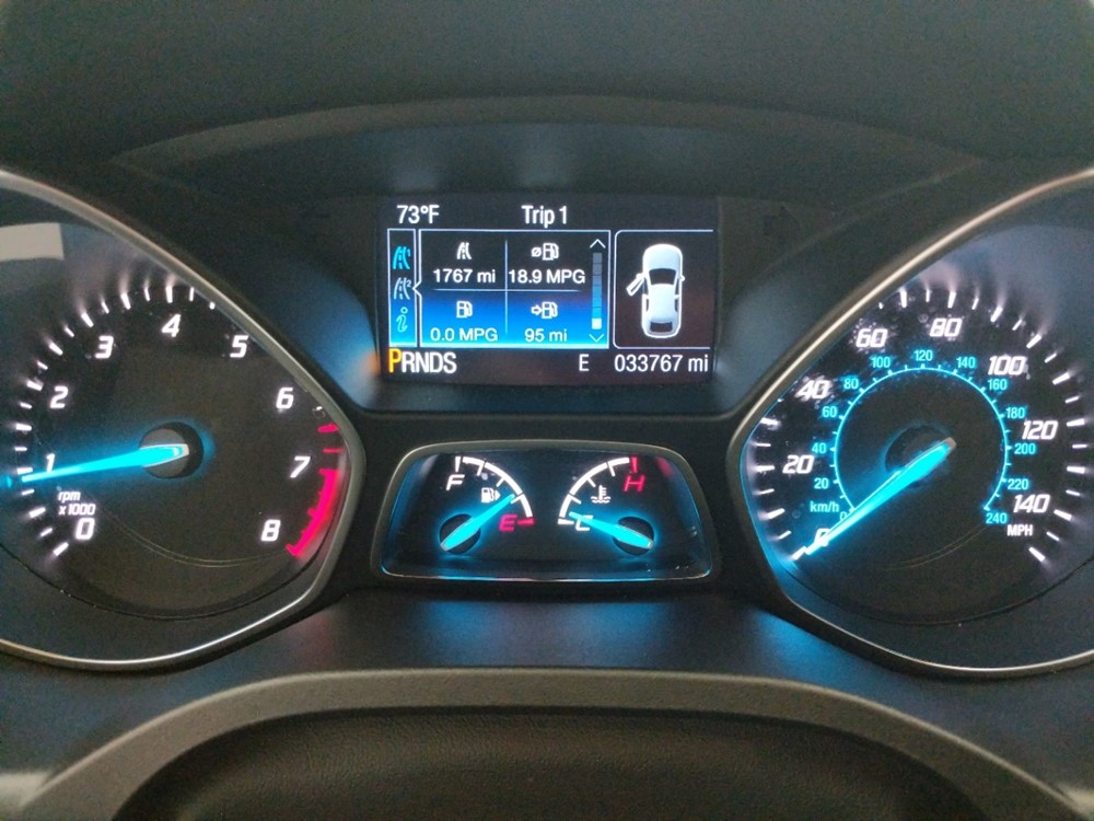 2016 Ford Escape - Odometer Close Up