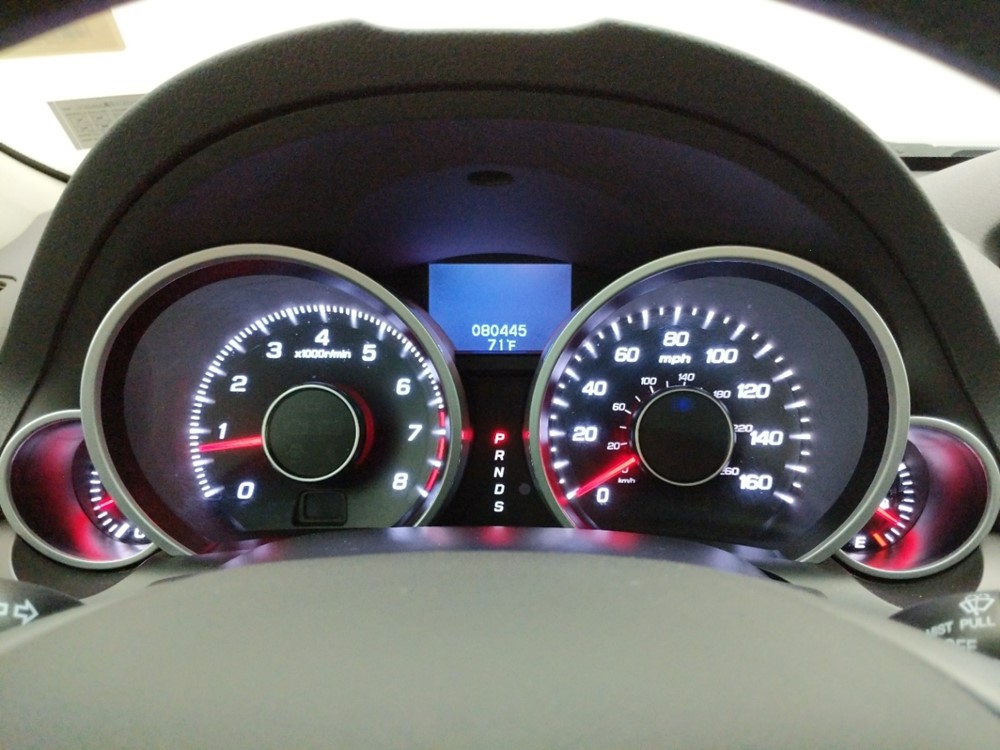 2011 Acura TL - Odometer Close Up