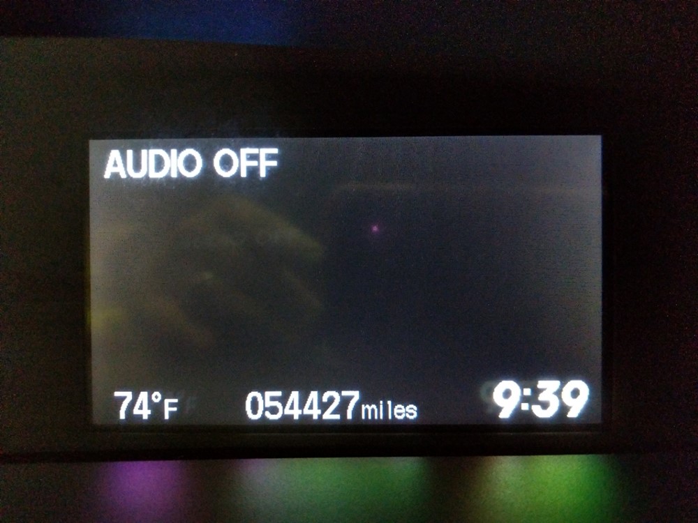 2015 Honda Civic - Odometer Close Up