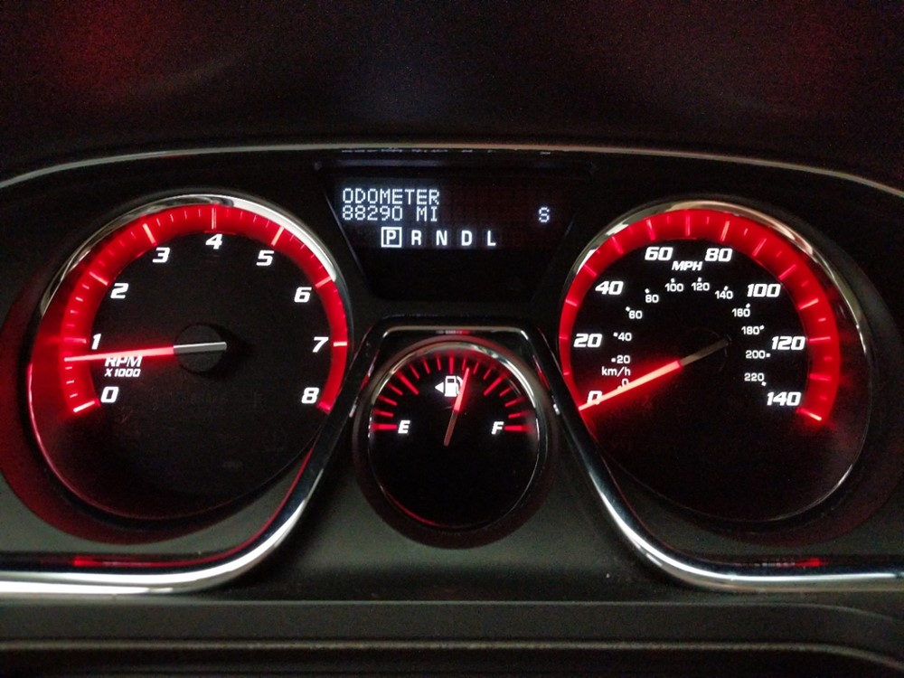 2013 GMC Acadia - Odometer Close Up