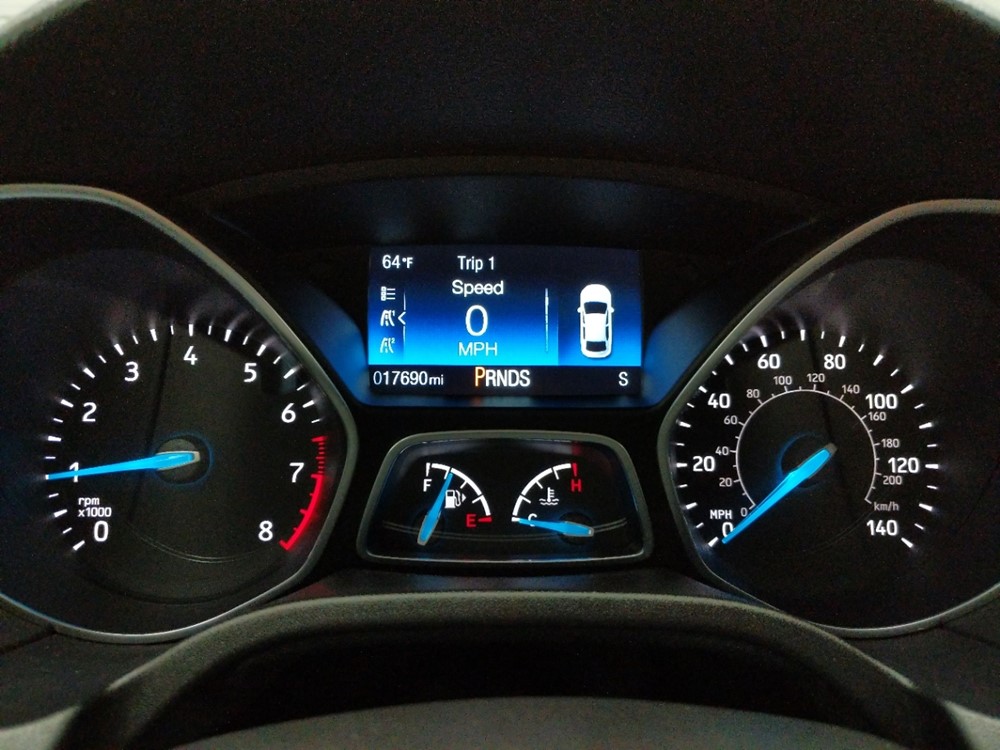 2017 Ford Focus - Odometer Close Up