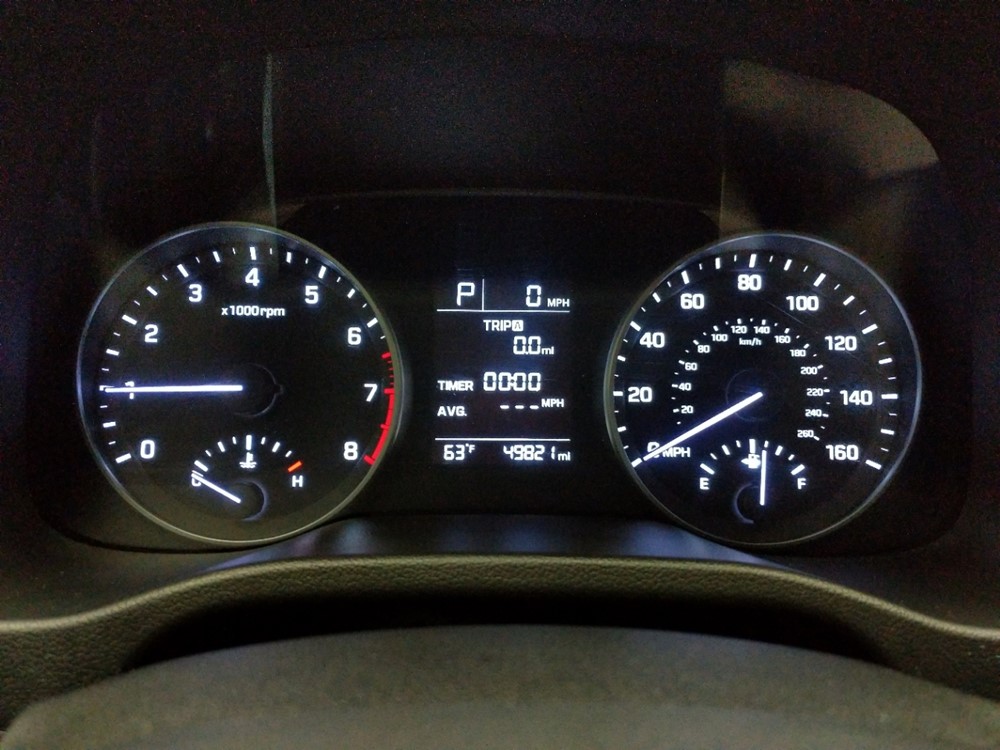 2017 Hyundai Elantra - Odometer Close Up