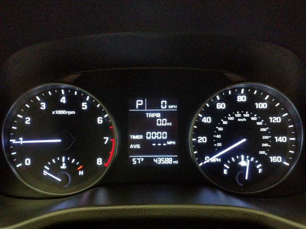 2017 Hyundai Elantra - Odometer Close Up