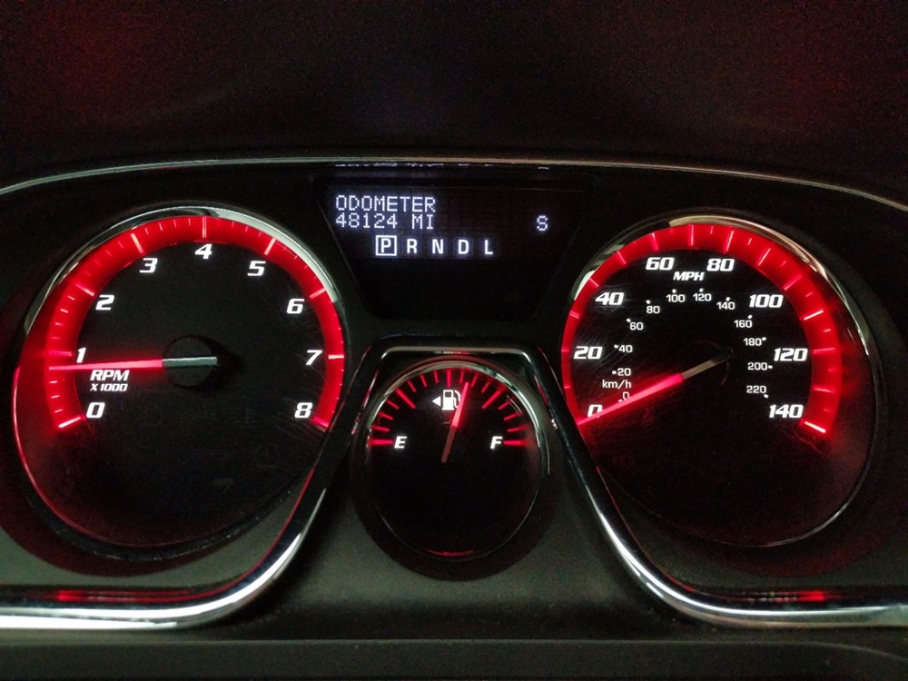 2015 GMC Acadia - Odometer Close Up