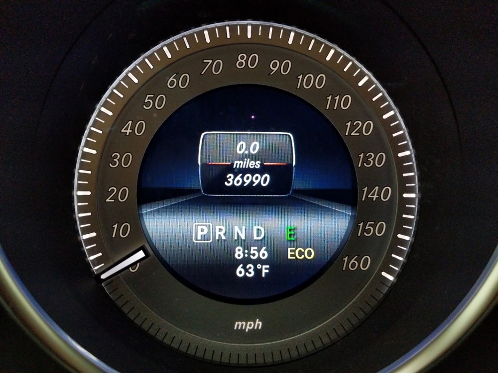 2014 Mercedes-Benz C300 - Odometer Close Up