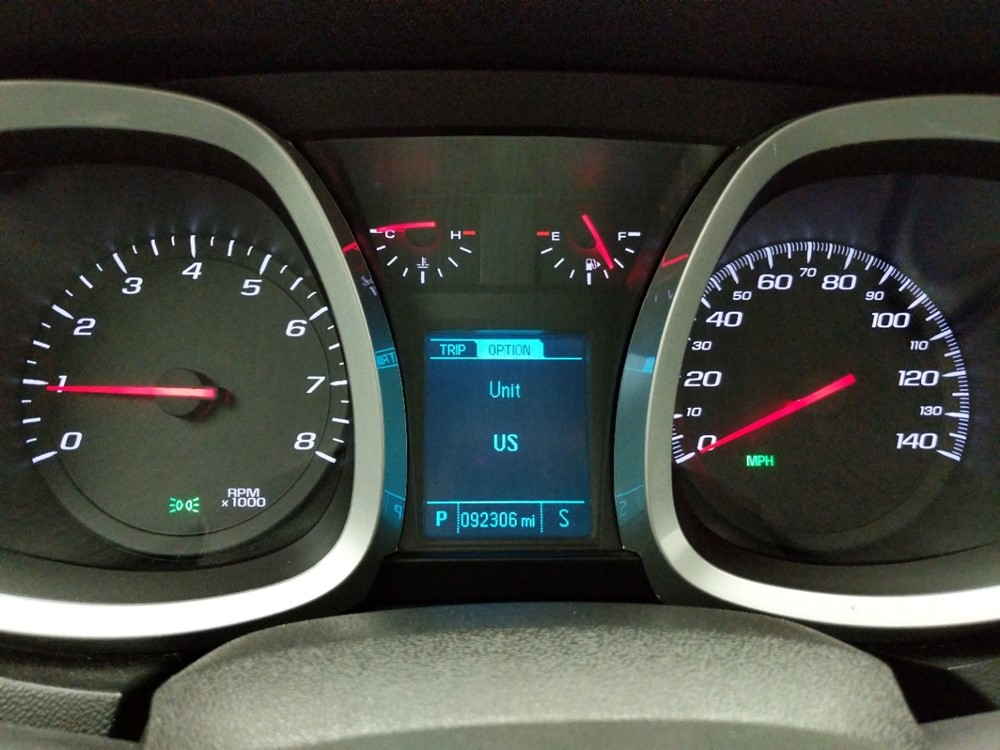 2016 Chevrolet Equinox - Odometer Close Up