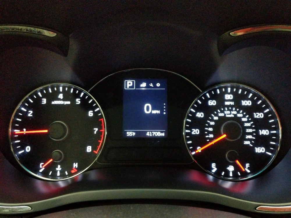 2017 Kia Forte - Odometer Close Up