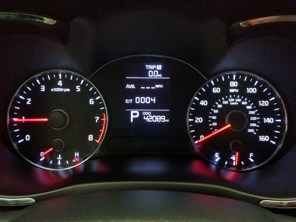 2016 Kia Forte - Odometer Close Up