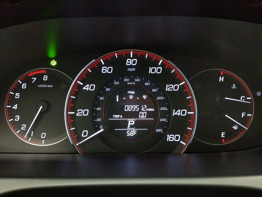 2014 Honda Accord - Odometer Close Up