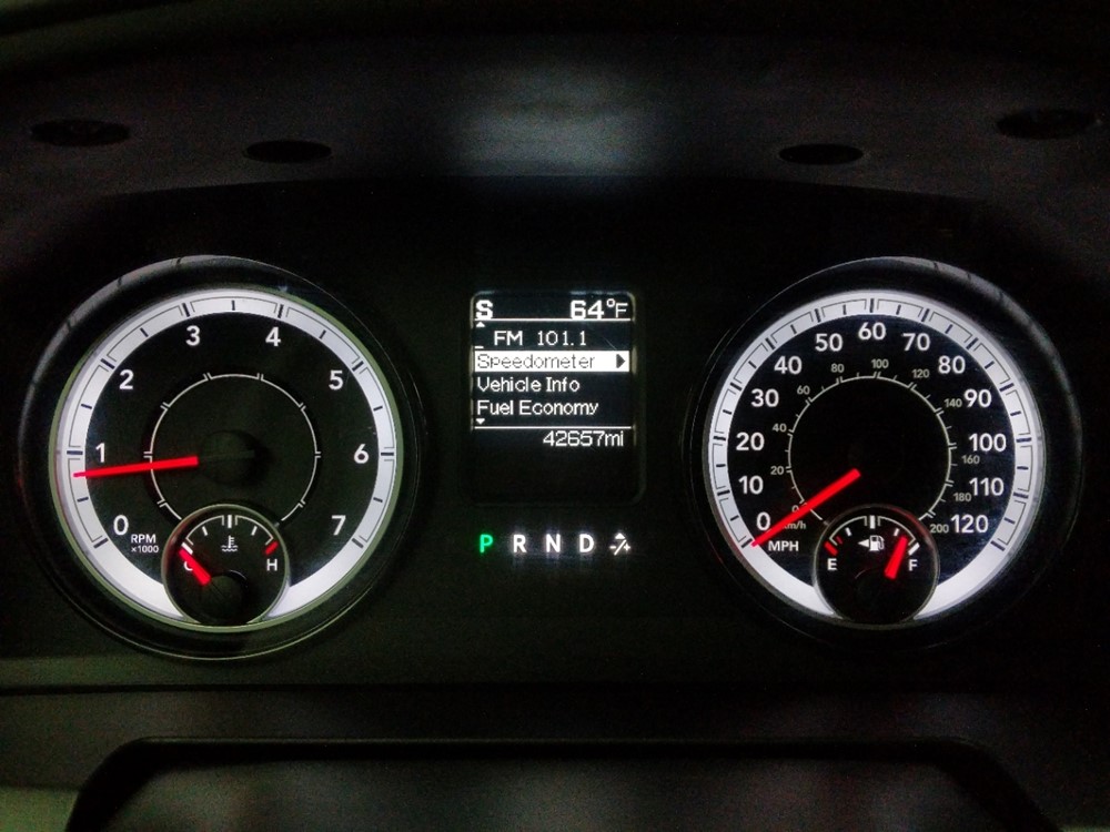 2017 Dodge Ram 1500 - Odometer Close Up