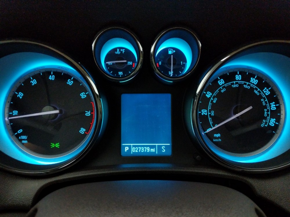 2016 Buick Verano - Odometer Close Up