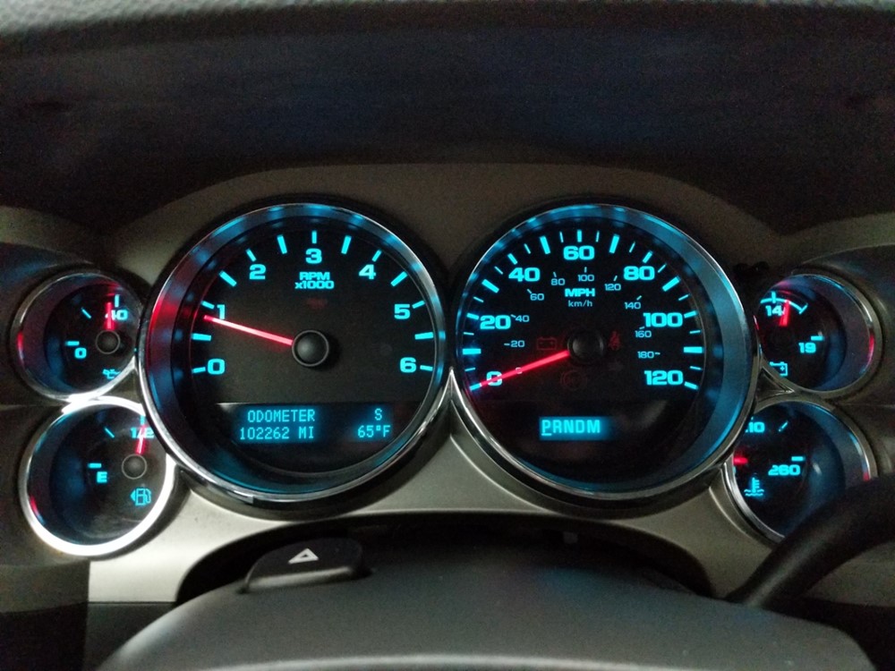 2011 GMC Sierra 1500 - Odometer Close Up