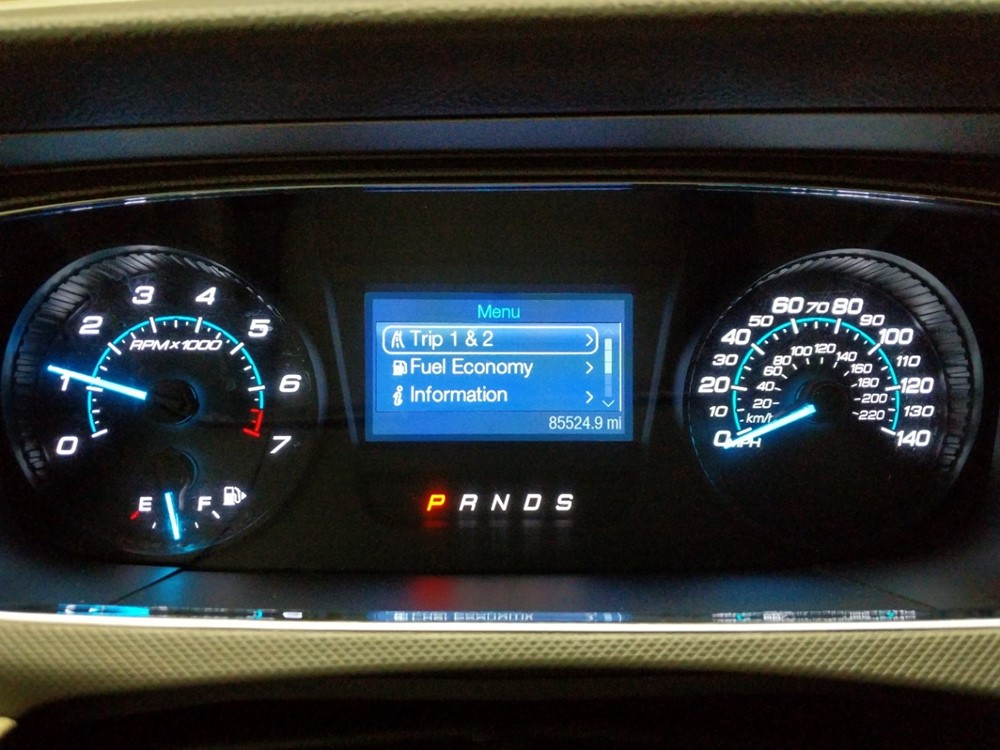 2013 Ford Taurus - Odometer Close Up